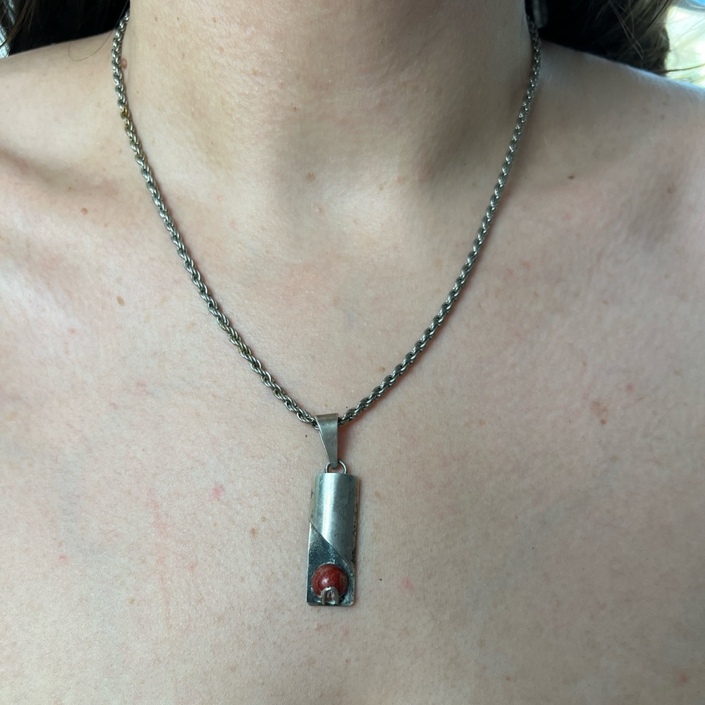 Vintage sterling silver necklace - Danish design